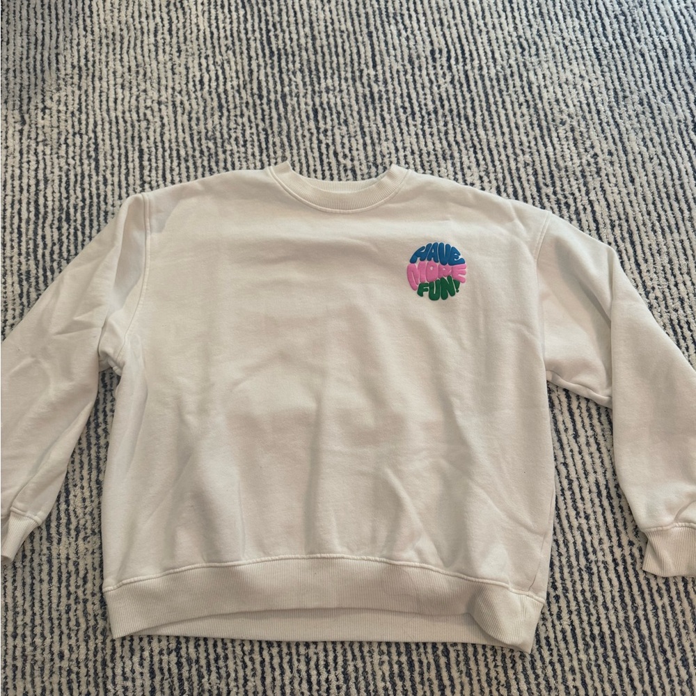 Cotton On Cream Graphic Women's Sweater